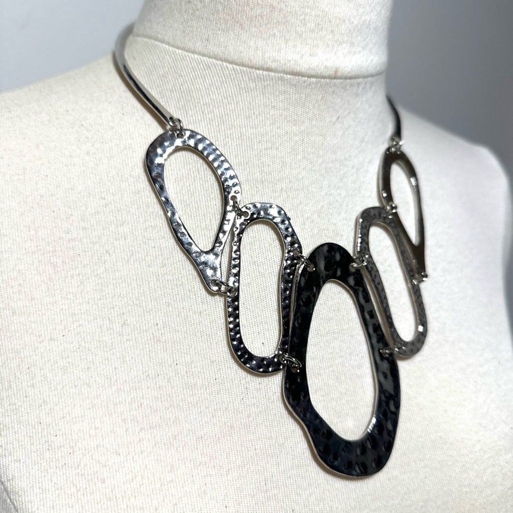 Silver Chunky Necklace